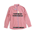 Mens ORVIS Button-Down Shirt Cotton Pink Check M Long Sleeve Casual New