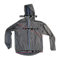 Helly Hansen Jacket Coated Black S Hooded Windbreaker Mens Rain Coat Outdoor