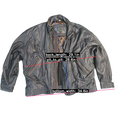 Robert Denmark Leather Jacket Black Mens Vintage Retro Biker Style Coat