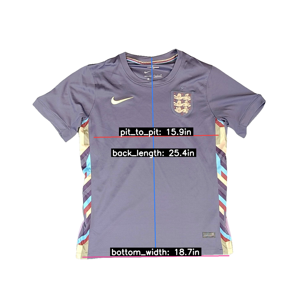 Nike England Football Shirt Polyester Purple S Away Kit Mens Three Lions