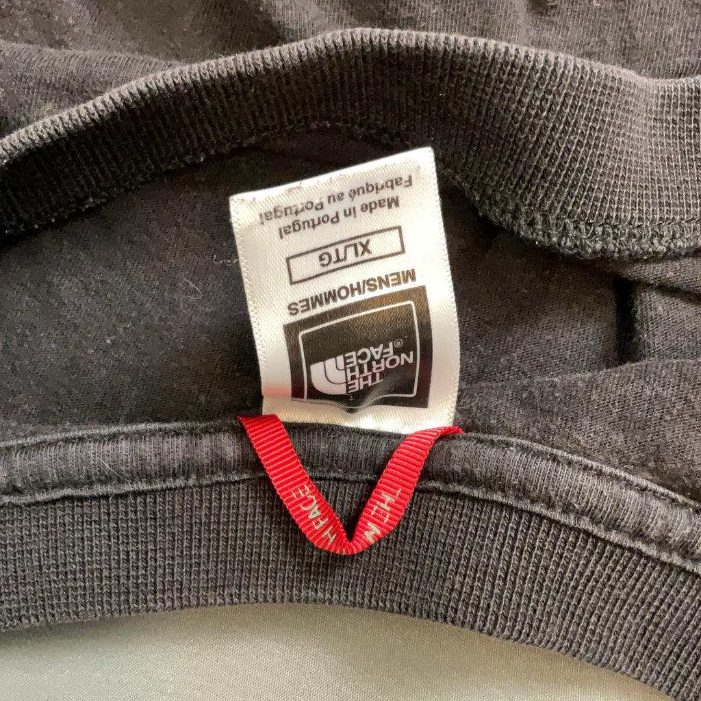 The North Face T-Shirt Cotton Black XL Mens Logo Crew Neck Short Sleeve