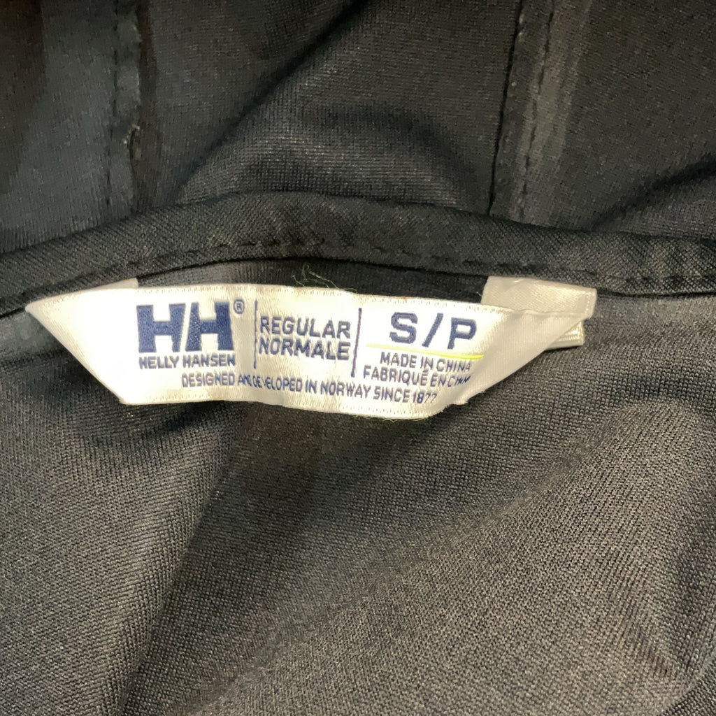 Helly Hansen Jacket Coated Black S Hooded Windbreaker Mens Rain Coat Outdoor