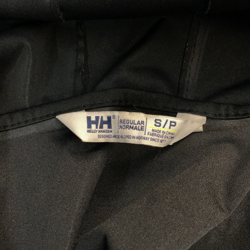 Helly Hansen Jacket Coated Black S Hooded Windbreaker Mens Rain Coat Outdoor