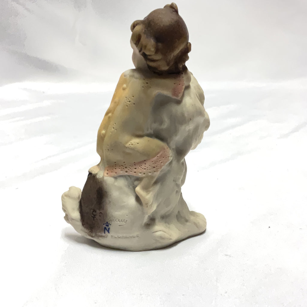 G Armani Figurine Set Porcelain Multi Vintage Italy Children Animals Collectible