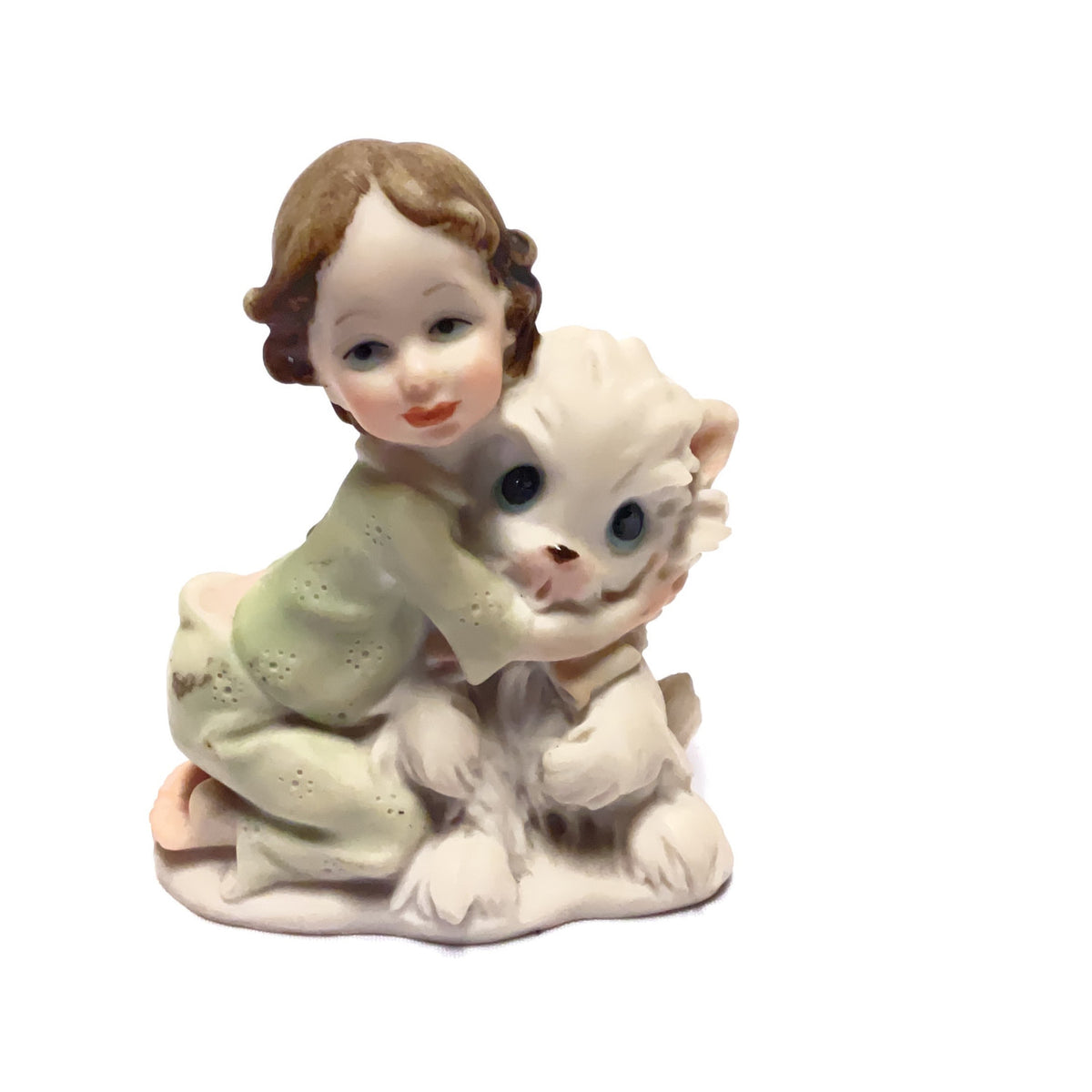 G Armani Figurine Set Porcelain Multi Vintage Italy Children Animals Collectible