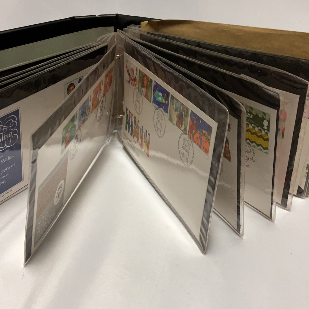 Royal Mail First Day Covers Collection Albums Vintage Early 1980s British Stamps