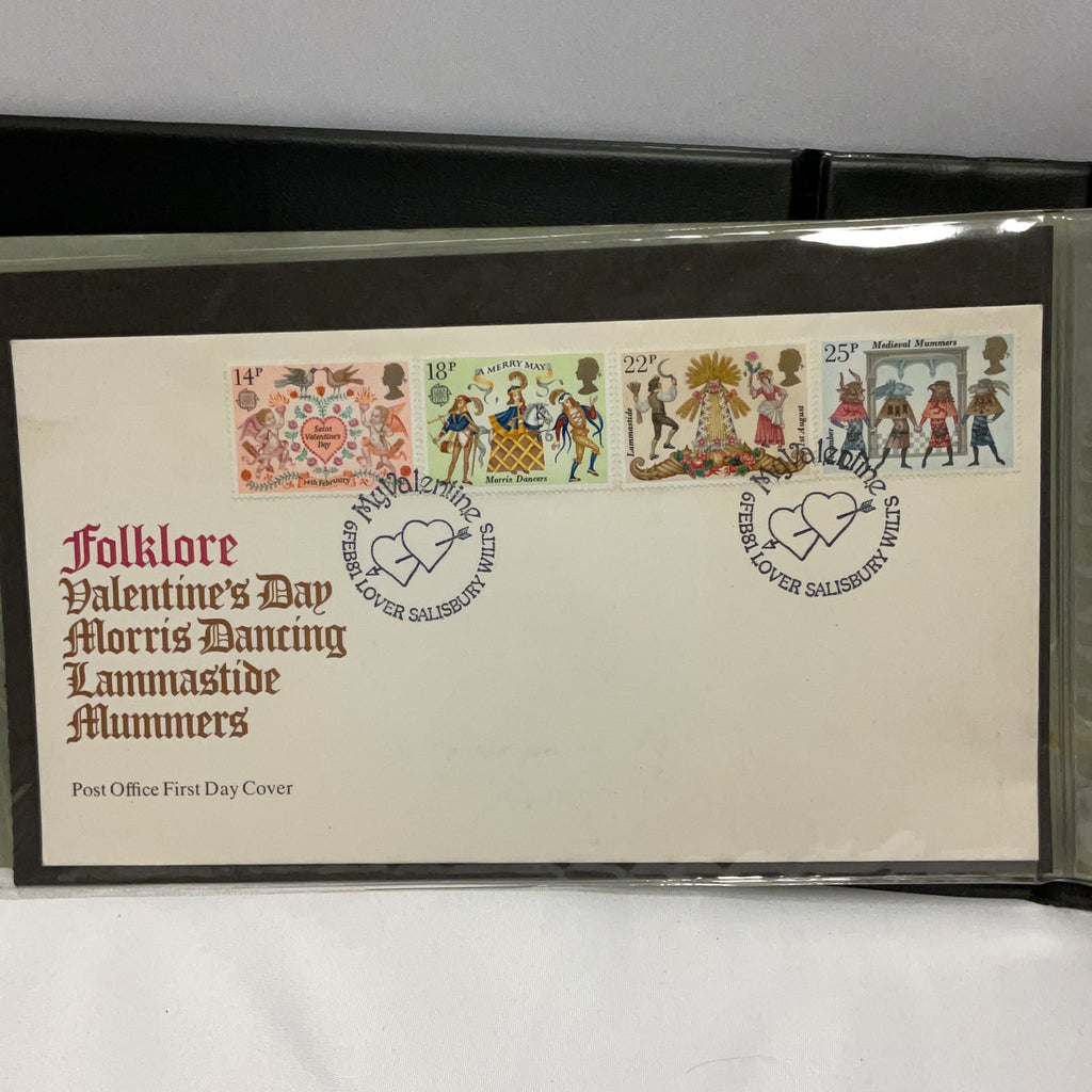 Royal Mail First Day Covers Collection Albums Vintage Early 1980s British Stamps
