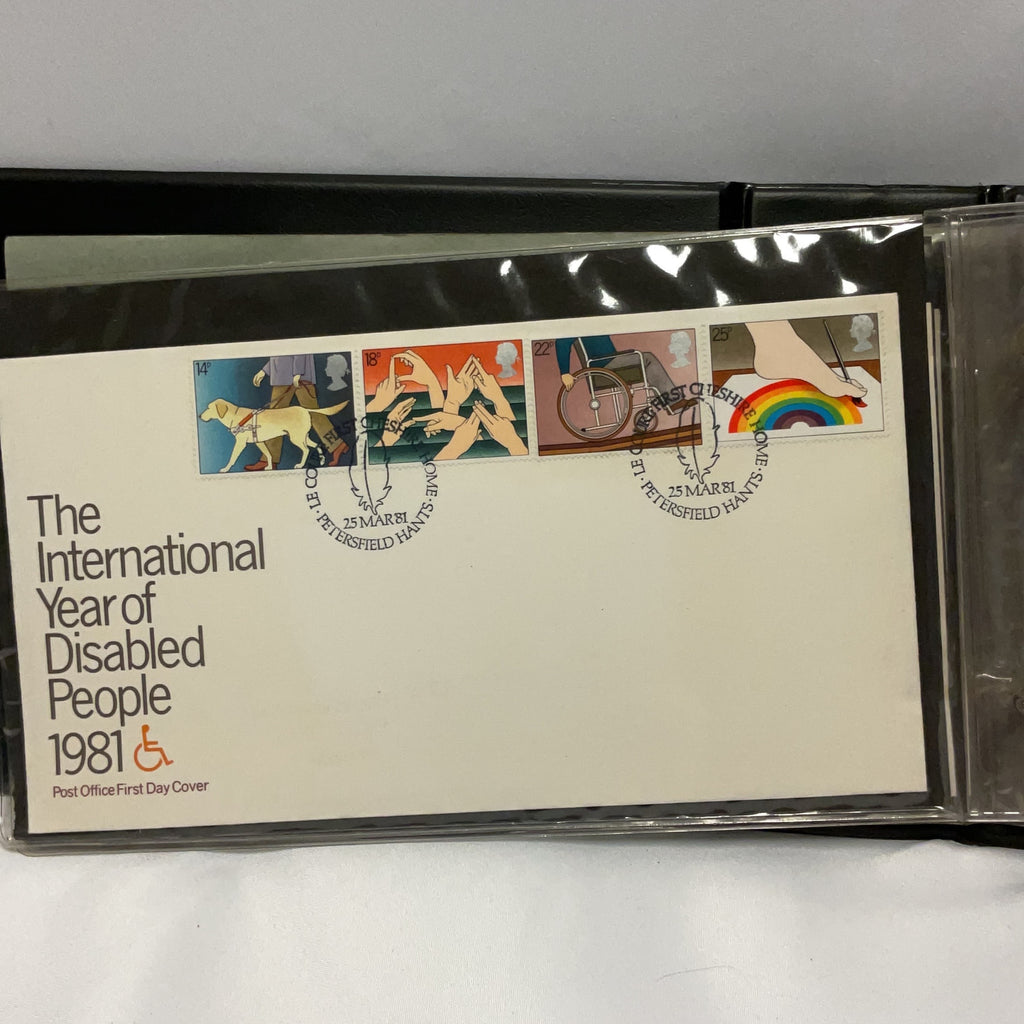 Royal Mail First Day Covers Collection Albums Vintage Early 1980s British Stamps