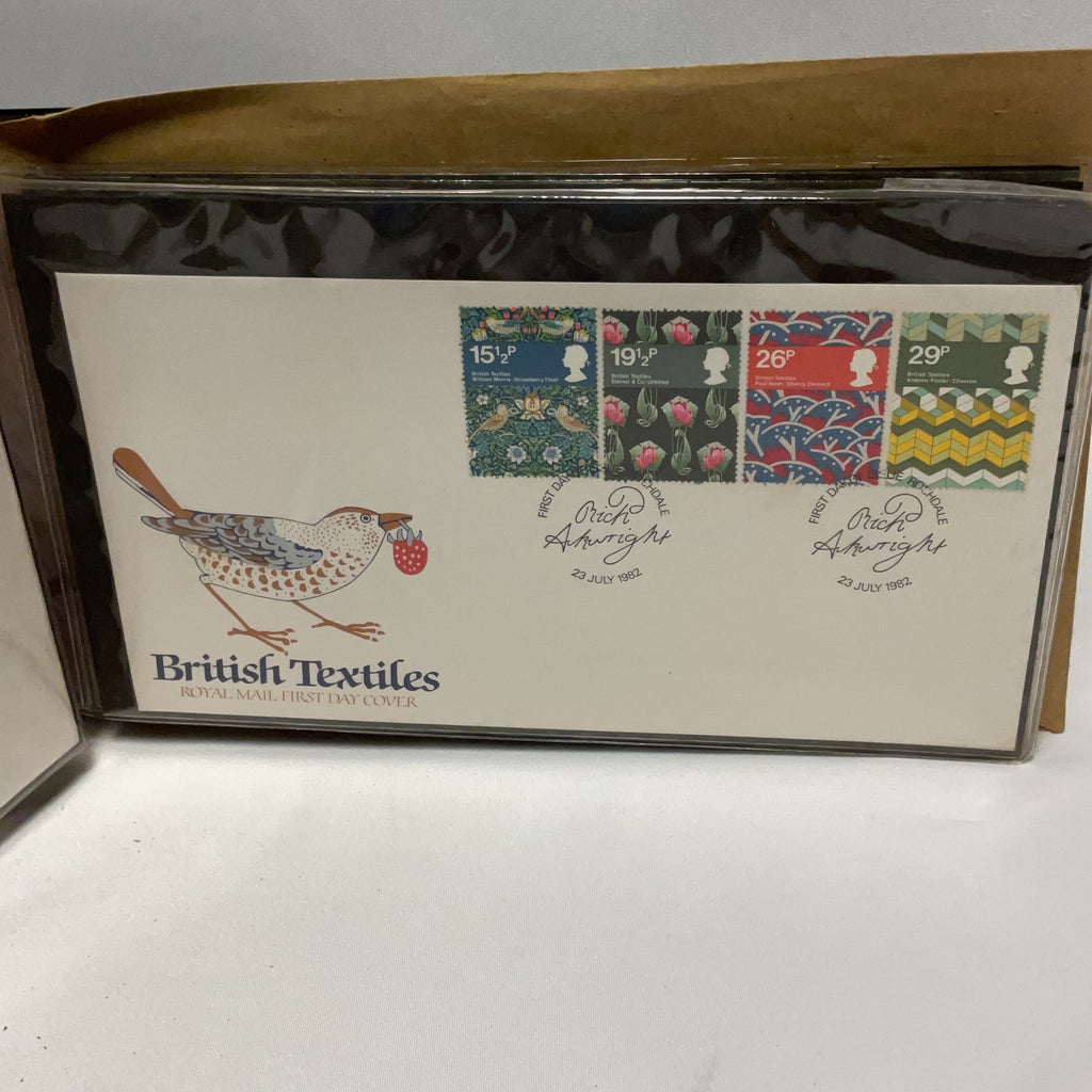 Royal Mail First Day Covers Collection Albums Vintage Early 1980s British Stamps
