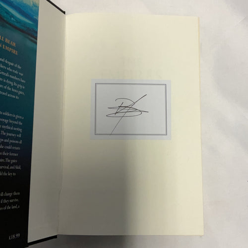 Brian Staveley The Empire's Ruin Hardcover Signed First Edition Fantasy Book