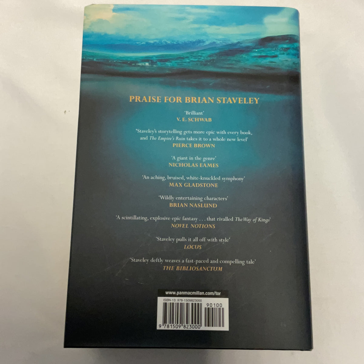 Brian Staveley The Empire's Ruin Hardcover Signed First Edition Fantasy Book