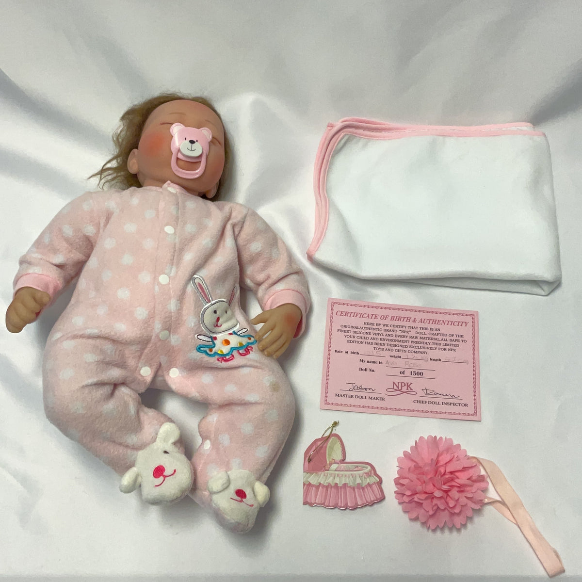 NPK Reborn Doll Silicone Pink Ava Rose Limited Edition No Box