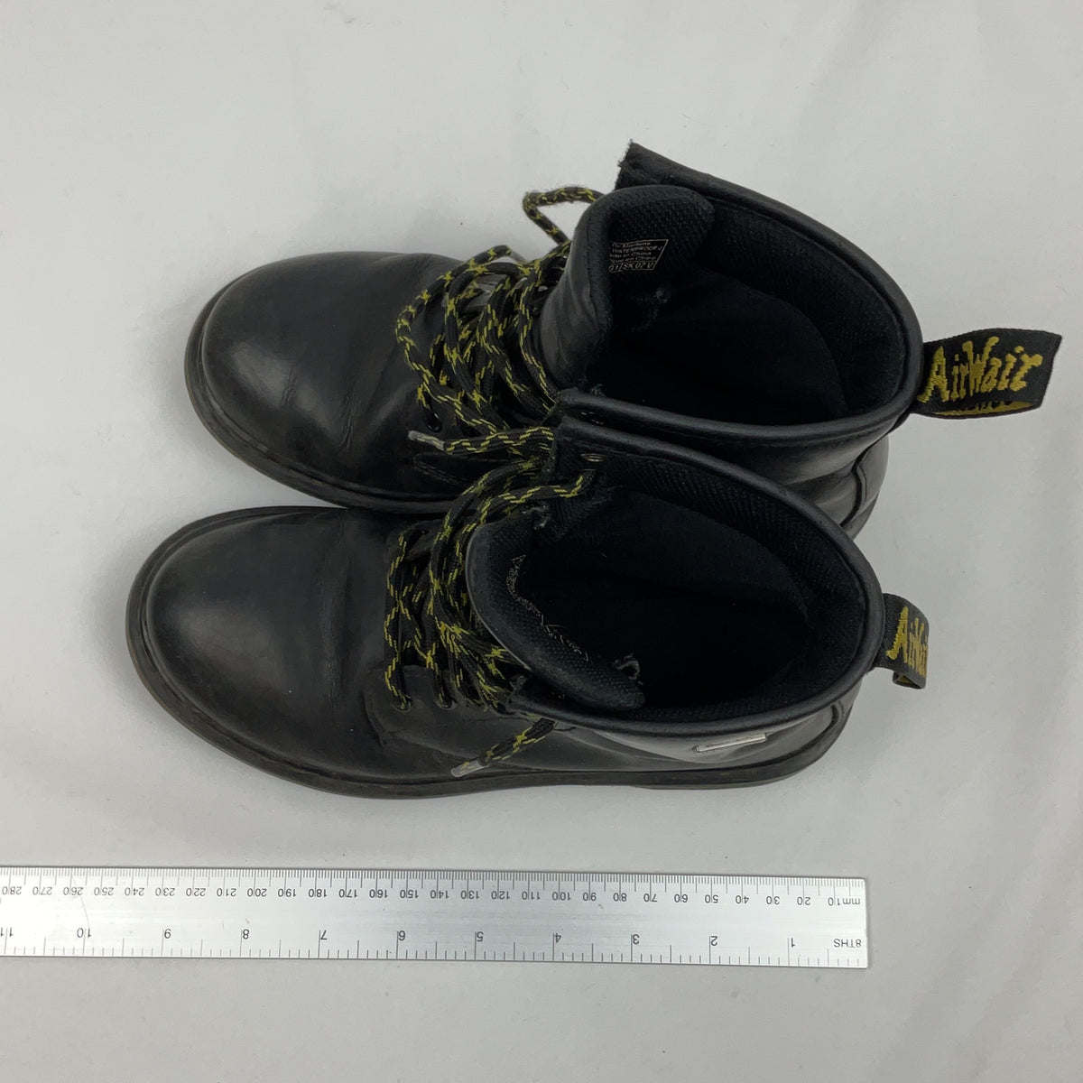 Dr. Martens 1460 Waterproof Leather Black Boots UK 1 Kids Boxed Airwair
