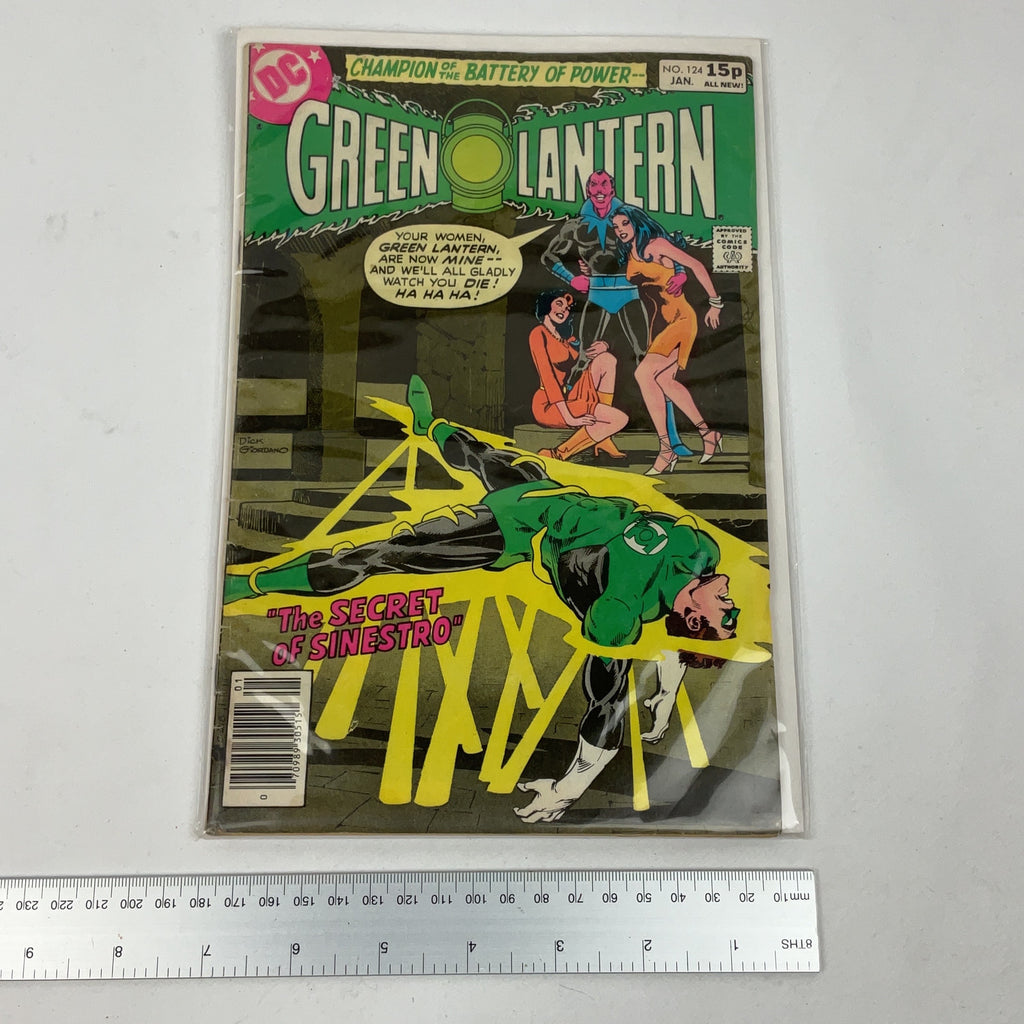 DC Comics Green Lantern No 124 Secret of Sinestro Vintage 1980 Comic Book