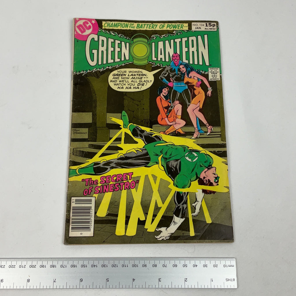 DC Comics Green Lantern No 124 Secret of Sinestro Vintage 1980 Comic Book