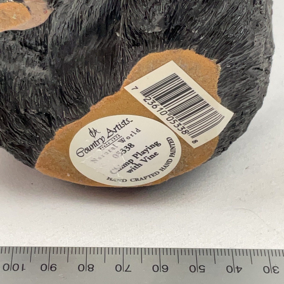 Country Artists Chimp Figurine Resin Black Natural World 05338 Vine