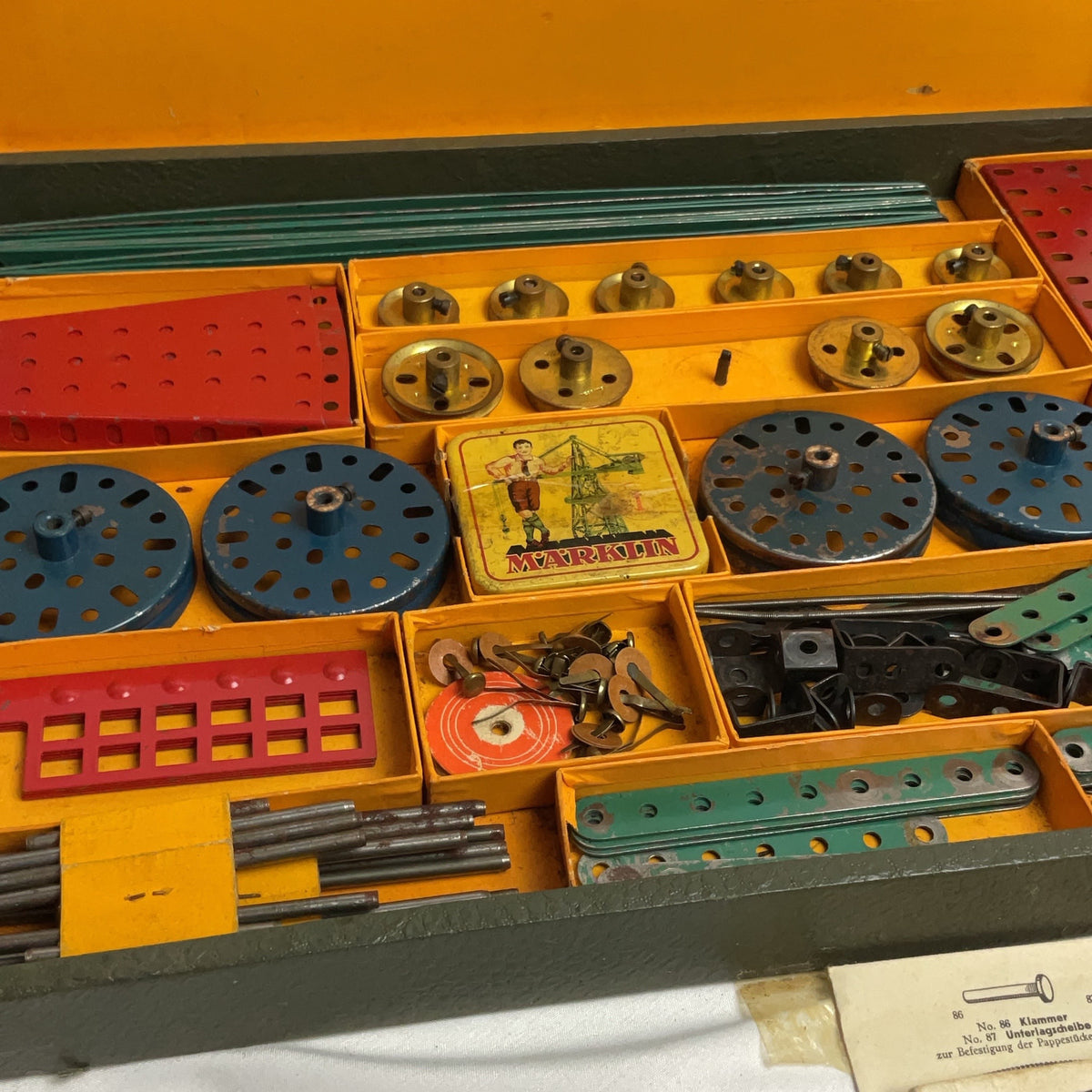 Märklin Metallbaukasten No 2 Metal Construction Set Vintage German Toy Boxed
