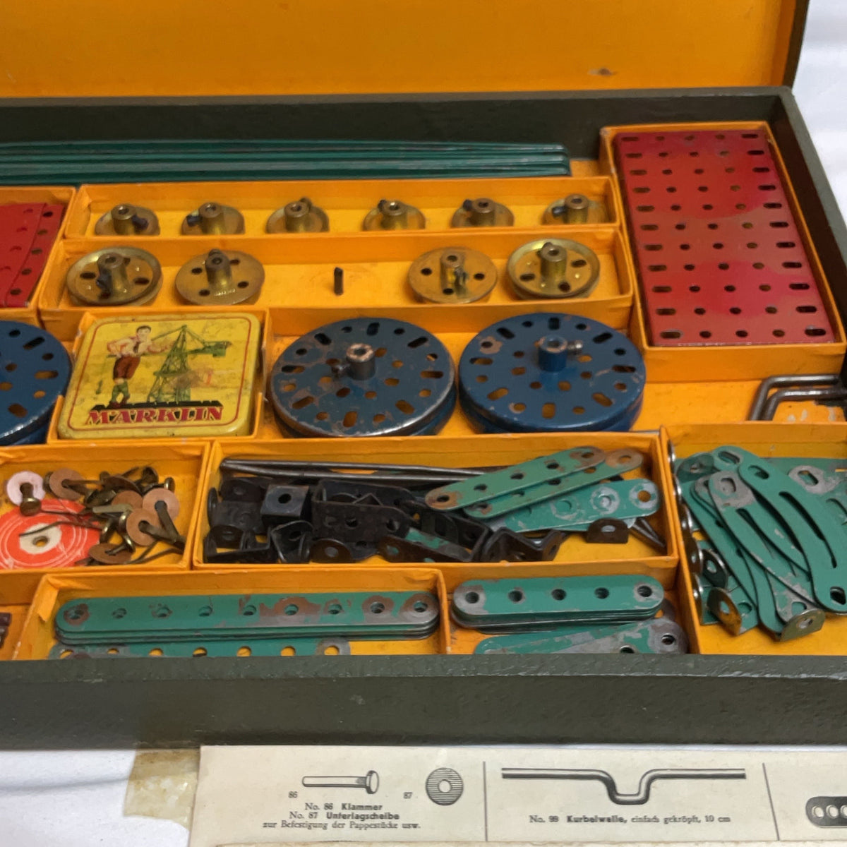 Märklin Metallbaukasten No 2 Metal Construction Set Vintage German Toy Boxed