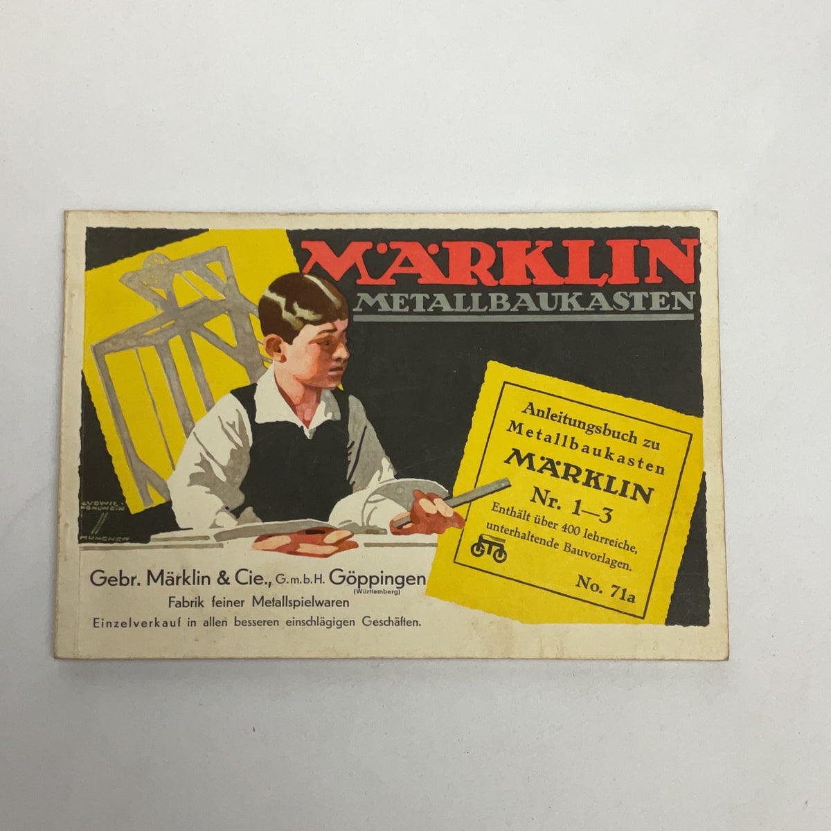 Märklin Metallbaukasten No 2 Metal Construction Set Vintage German Toy Boxed