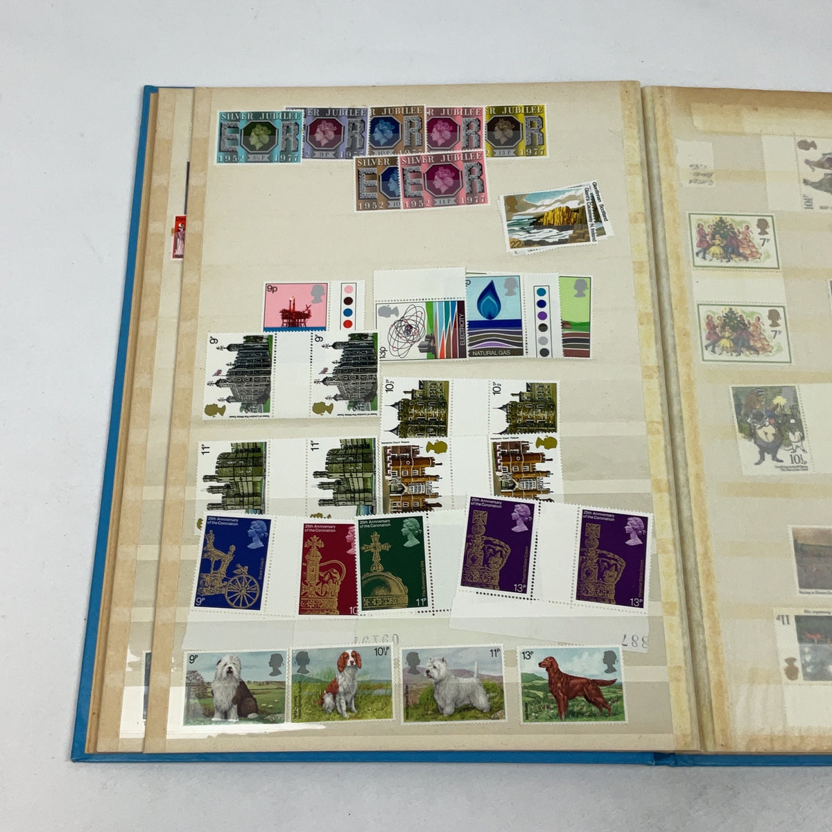 Great Britain Stamp Album Mint Commemorative Collection 1960s 1970s Philately