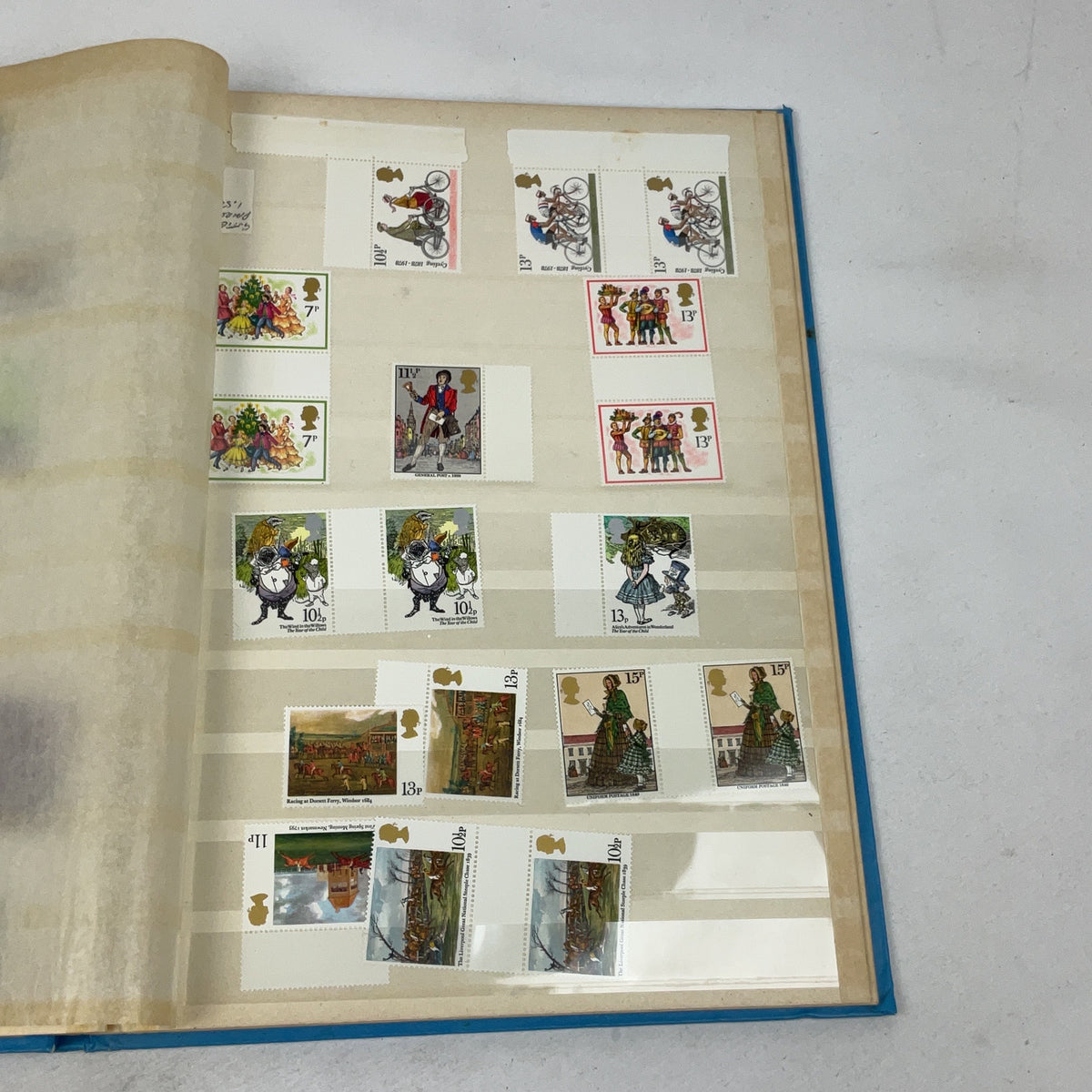 Great Britain Stamp Album Mint Commemorative Collection 1960s 1970s Philately