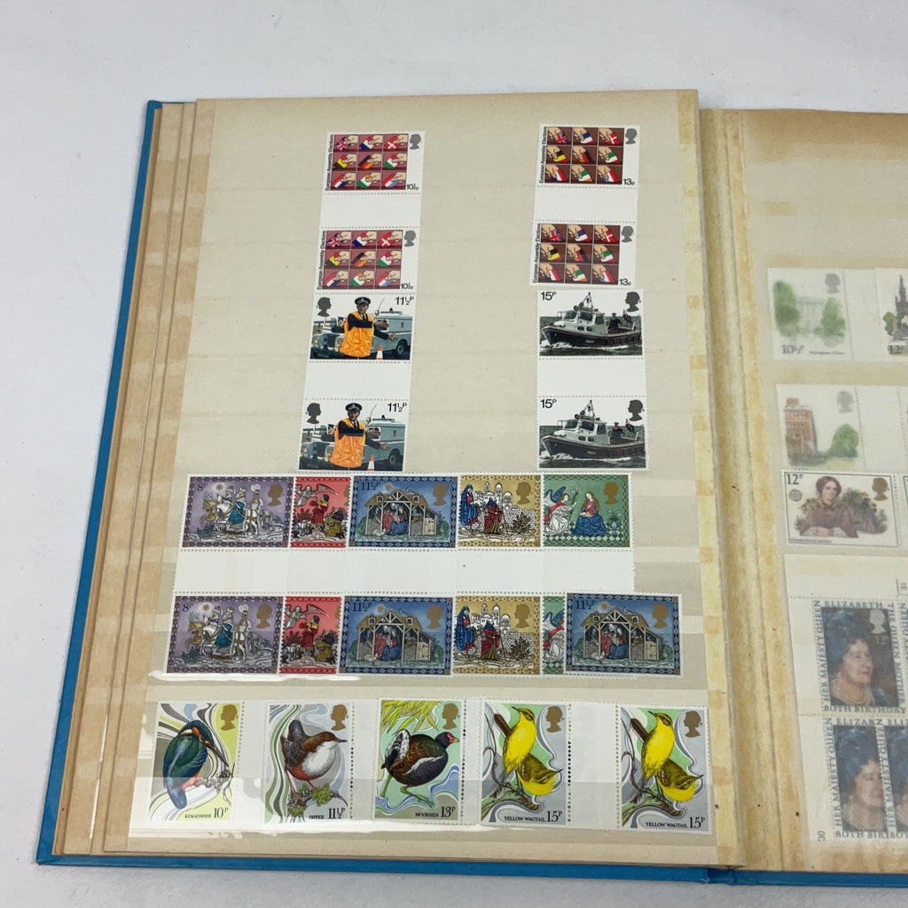 Great Britain Stamp Album Mint Commemorative Collection 1960s 1970s Philately