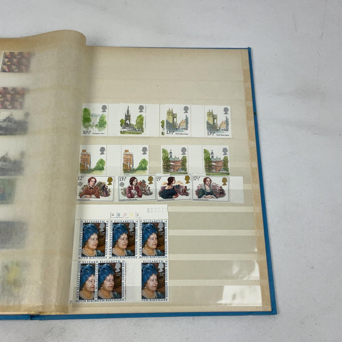 Great Britain Stamp Album Mint Commemorative Collection 1960s 1970s Philately