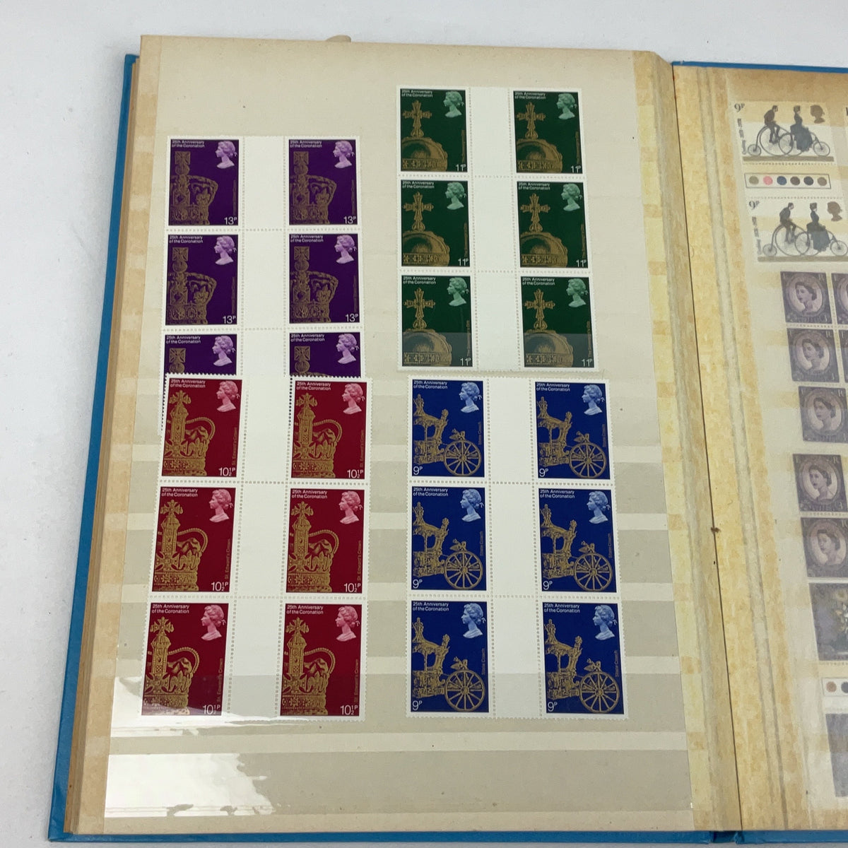 Great Britain Stamp Album Mint Commemorative Collection 1960s 1970s Philately