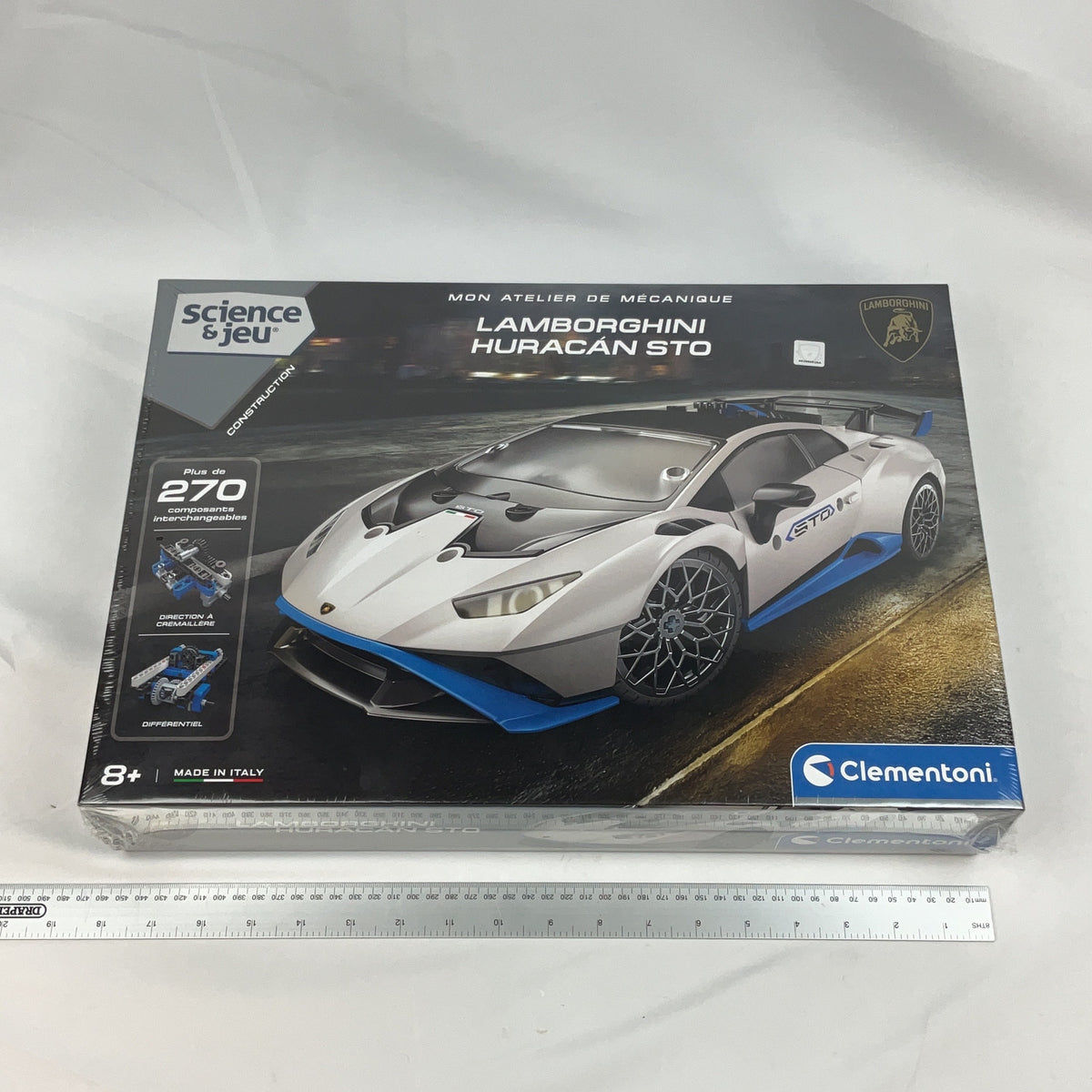 Clementoni Model Kit Plastic Grey Lamborghini Huracan STO Kids New Sealed