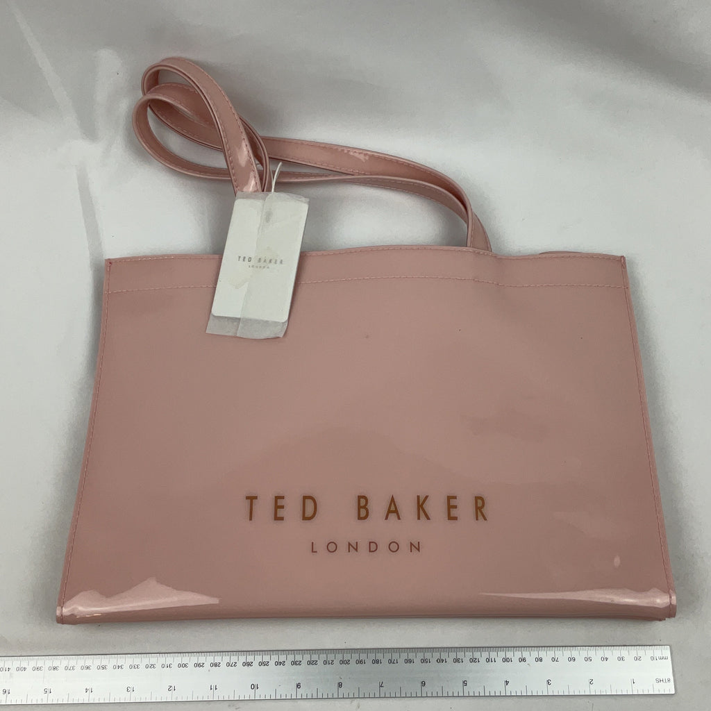 Ted Baker Tote Bag Patent Pink Womens Bow Detail New With Tags London
