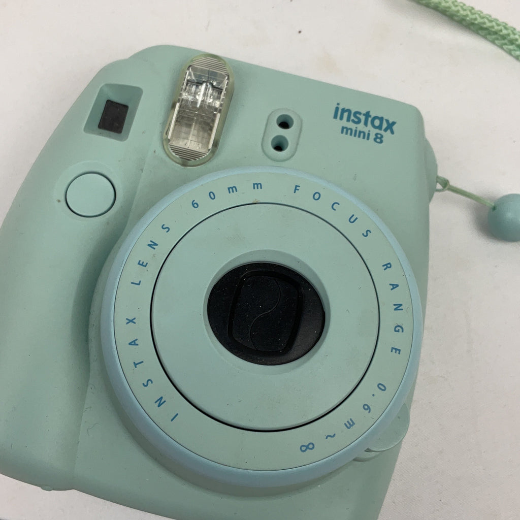 Fujifilm Instax Mini 8 Instant Camera Mint Green Retro Point Shoot Film