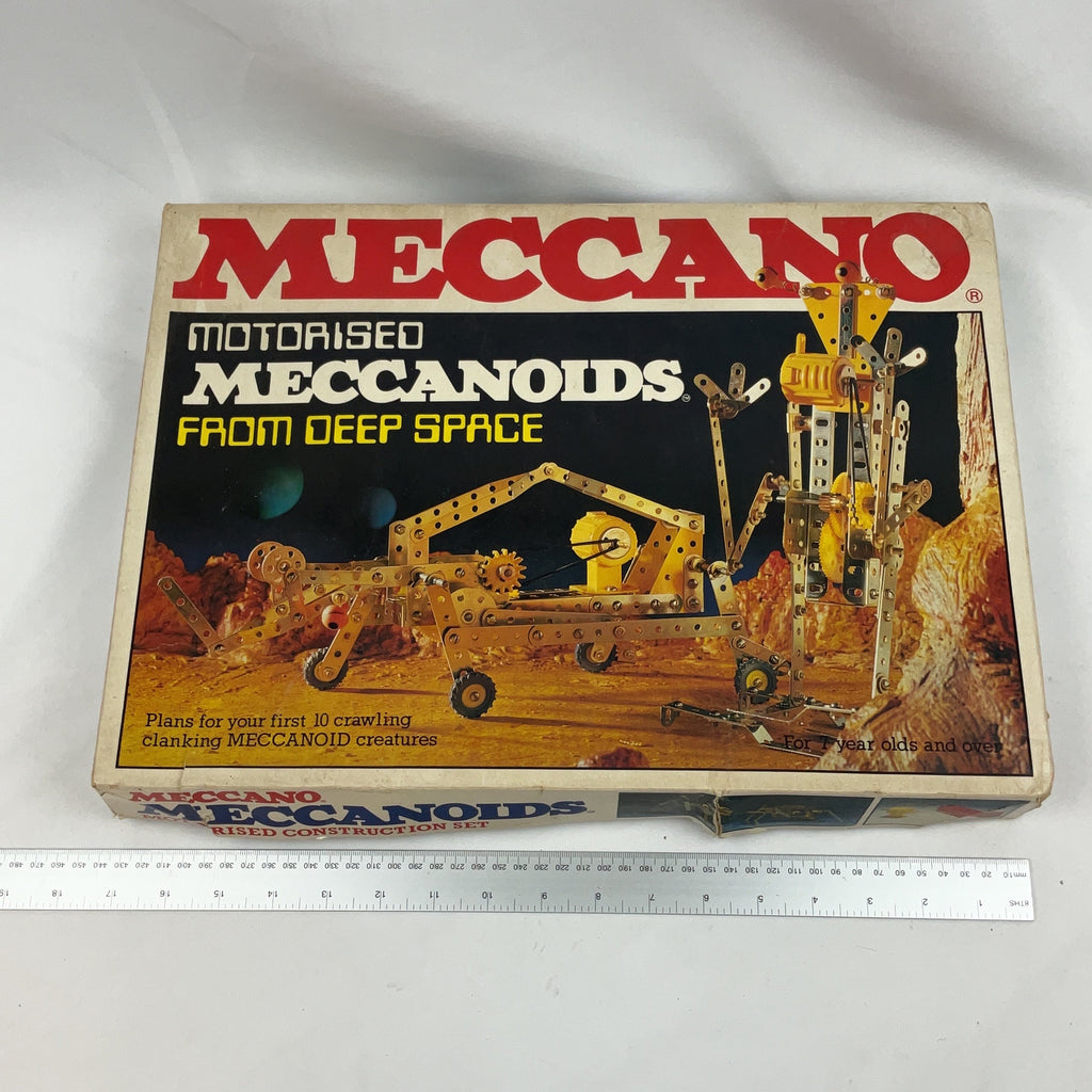 Meccano Meccanoids Set Metal Multi Vintage Motorised Construction Kit Retro