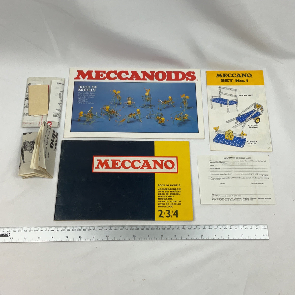 Meccano Meccanoids Set Metal Multi Vintage Motorised Construction Kit Retro