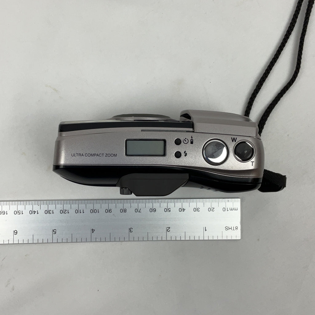 Olympus Superzoom 140S Compact Film Camera Silver 38-140mm Zoom Multi AF Retro