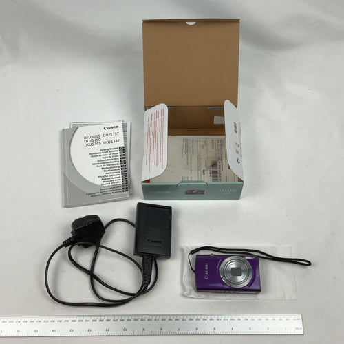 Canon IXUS 145 Compact Digital Camera Purple 8x Zoom Boxed