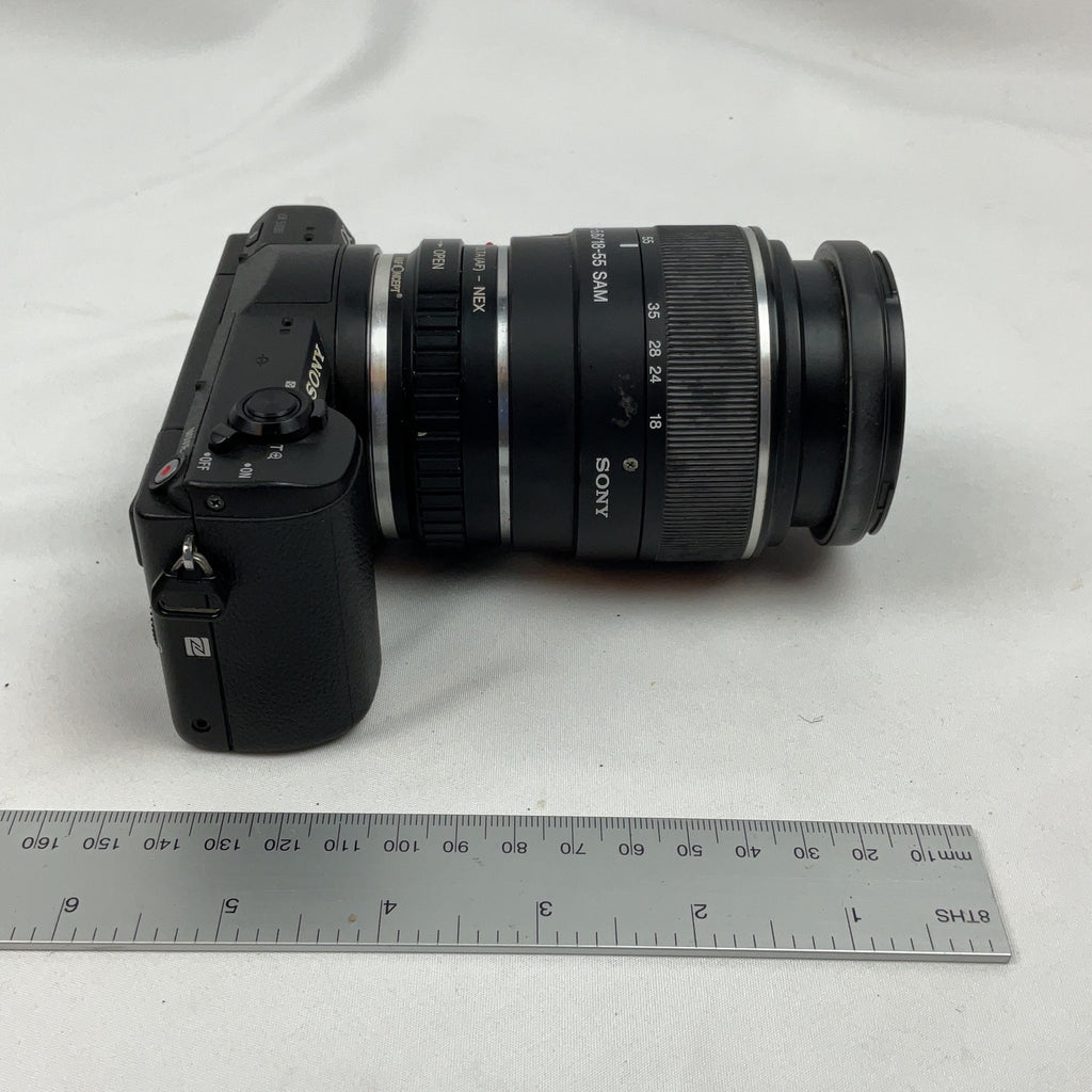 Sony Alpha A5100 Mirrorless Camera Black 18-55mm Lens Bundle Wi-Fi 24.3MP