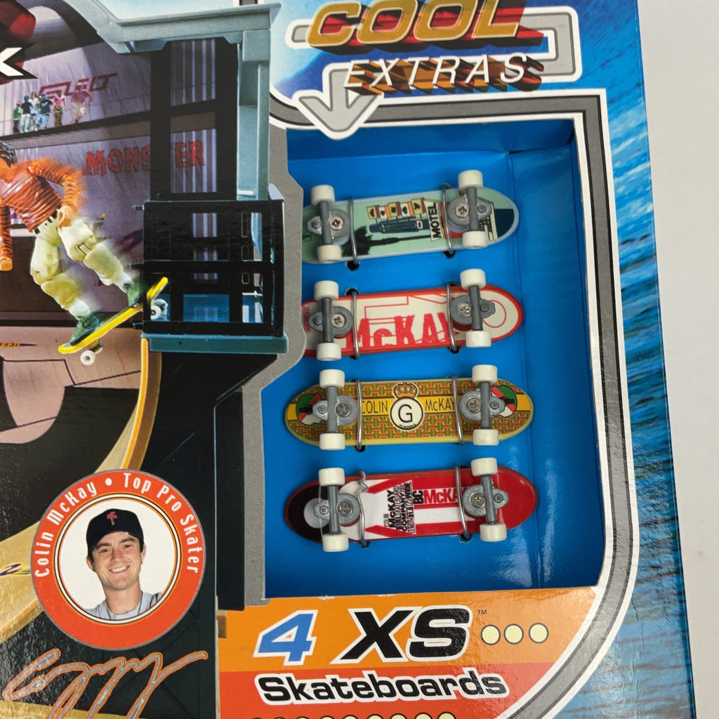 Road Champs XS Colin McKay SK8 Park Skate Playset Fingerboards Kids Retro 2000s