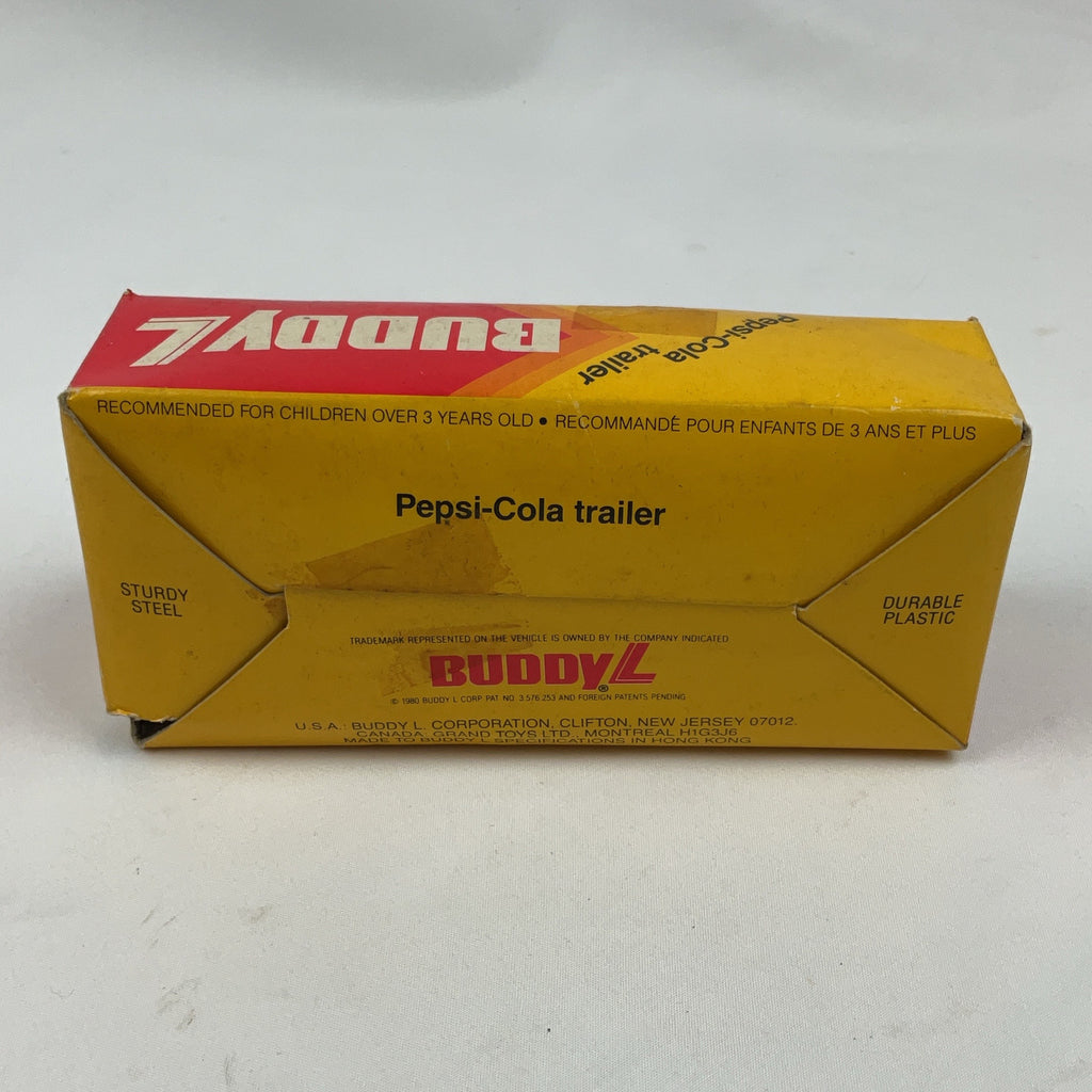 Buddy L Pepsi-Cola Trailer Truck Steel Blue Vintage Boxed Toy