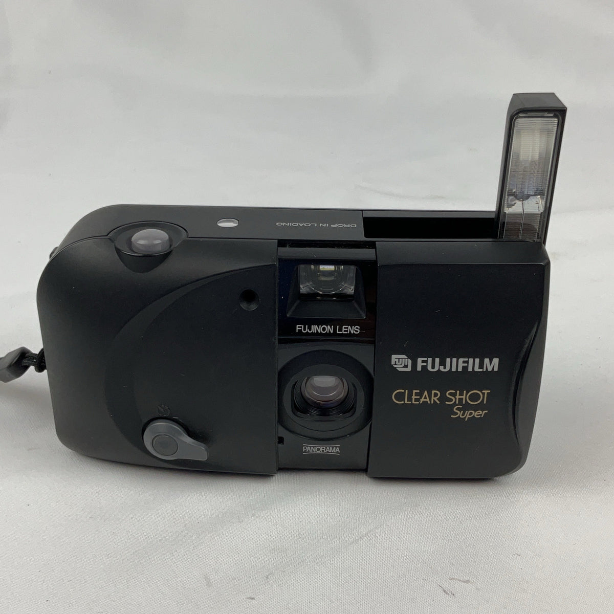 Fujifilm Clear Shot Super Compact Film Camera Black 35mm Point Shoot Vintage