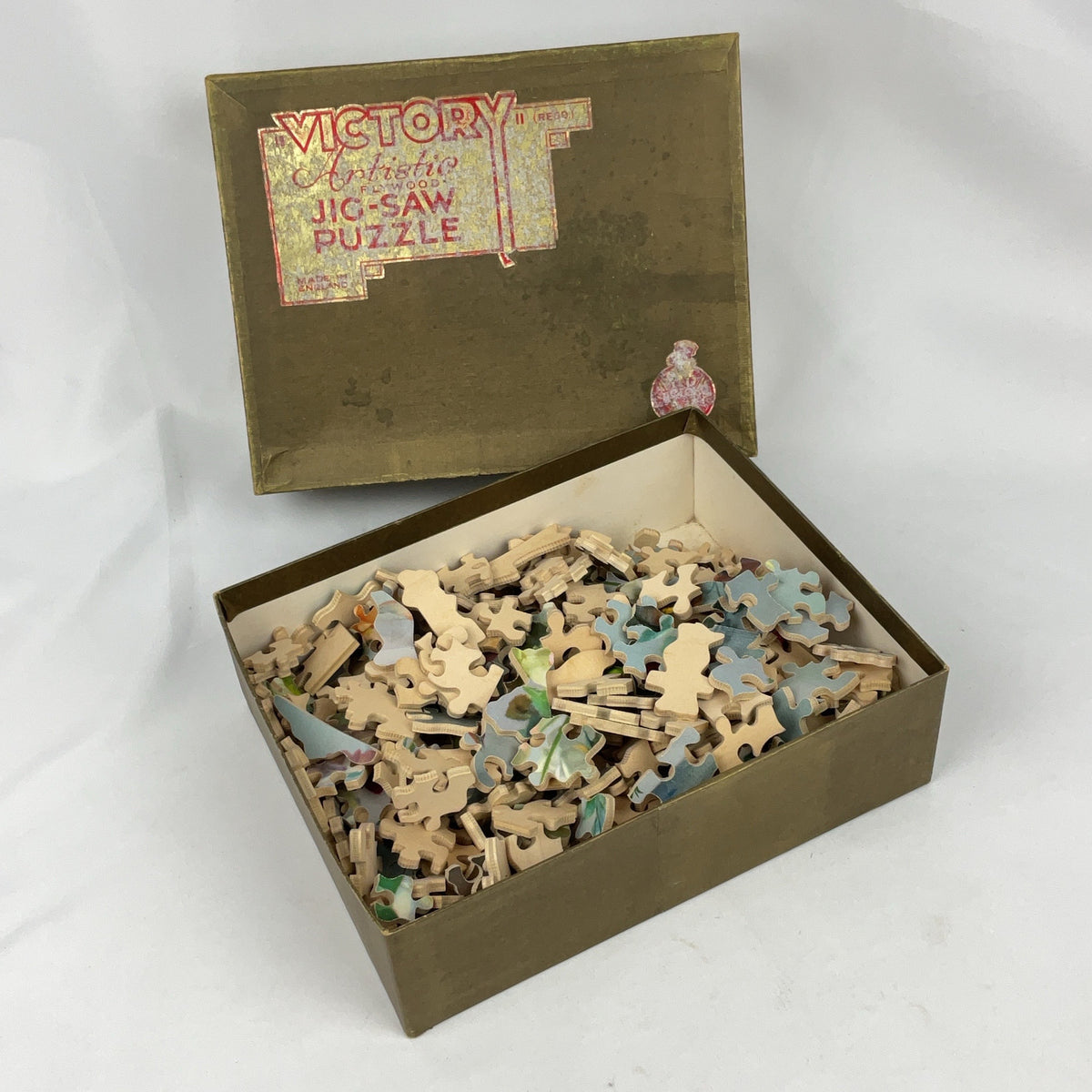 Victory Wood Jigsaw Puzzle Midsummer Glory Floral 400 Piece Vintage England