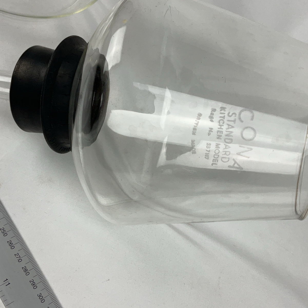 Cona Vintage Coffee Maker Glass Black Standard Model Vacuum Siphon
