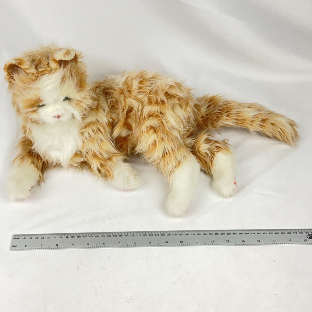 Hasbro Joy For All Companion Cat Plush Orange Ginger White Robotic Pet