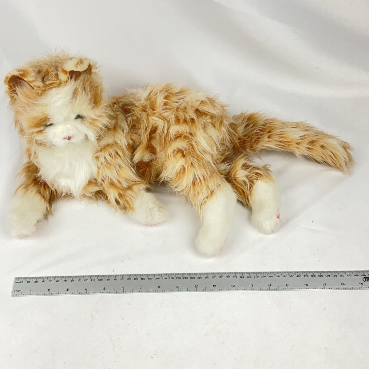 Hasbro Joy For All Companion Cat Plush Orange Ginger White Robotic Pet