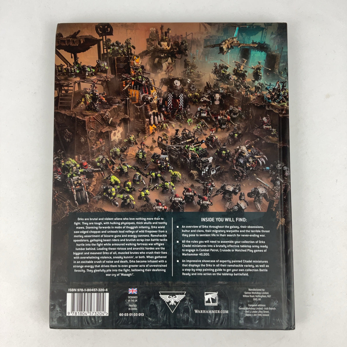 Warhammer 40000 Codex Orks and T'au Empire Hardback Books Set
