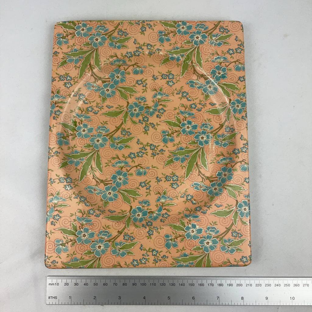 Royal Staffordshire Biarritz Ceramic Tray Floral Rectangular Vintage Dish