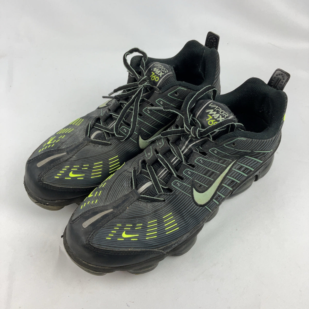 Nike Air VaporMax 360 Trainers Black Volt UK 10.5 Mens Sneakers Running