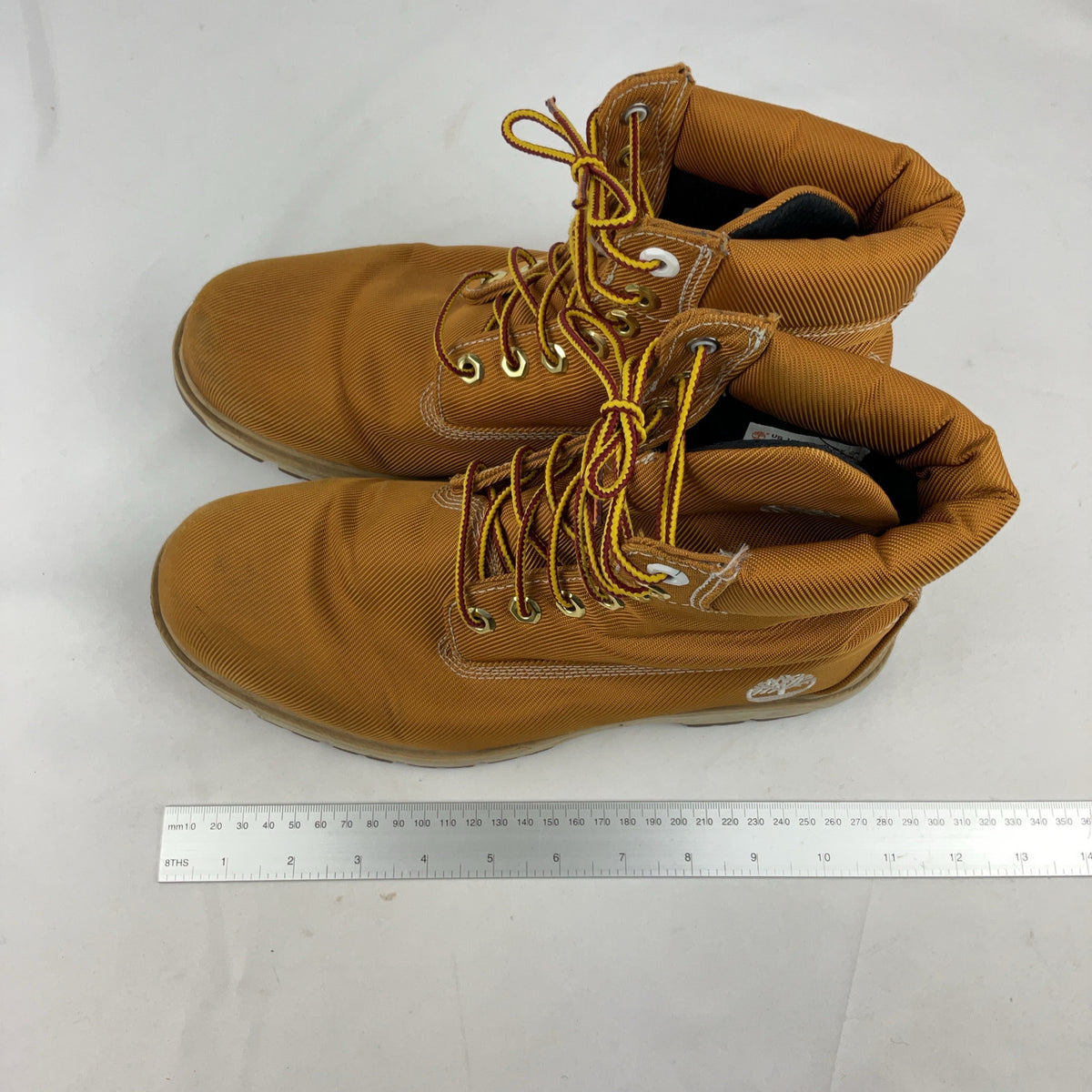 Timberland Premium 6 Inch Boots Nubuck Wheat UK 7.5 Mens Workwear