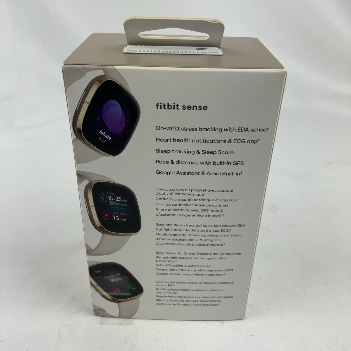 Fitbit Sense Smartwatch Stainless Steel GPS ECG Health Watch
