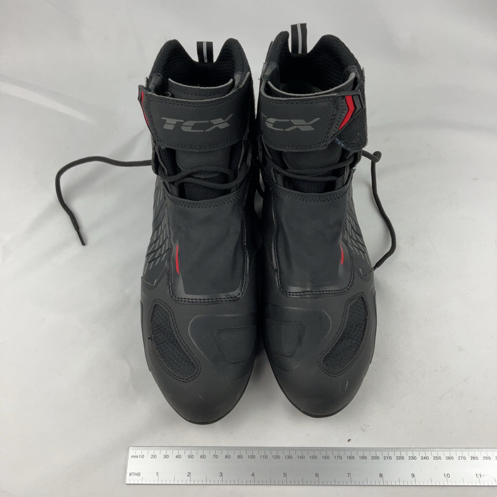 TCX RO4D WP Motorcycle Boots Synthetic Black EU 48 Mens Waterproof Short
