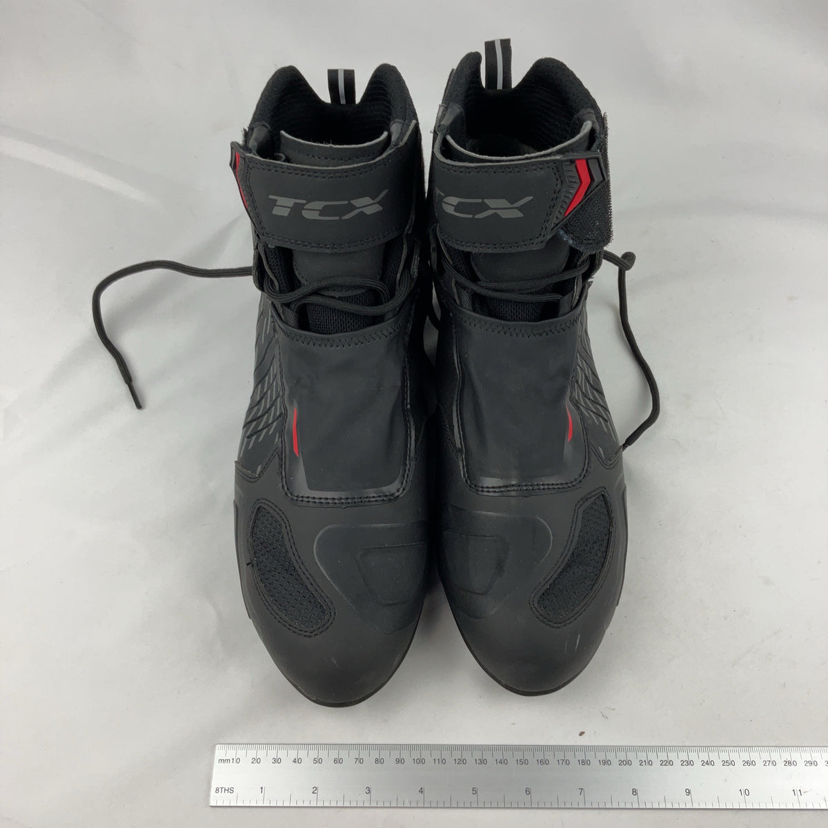 TCX RO4D WP Motorcycle Boots Synthetic Black EU 48 Mens Waterproof Short